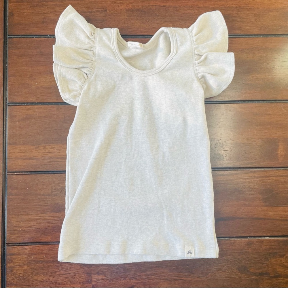 Little Road Co. Flutter Sleeve Top
